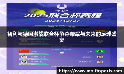 智利与德国激战联合杯争夺荣耀与未来的足球盛宴
